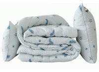 Набор TAG: одеяло 195х215 см и 2 подушки 70х70 см - Лебяжий пух Перо